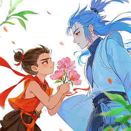 哪吒送花敖丙素材