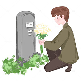 清明节扫墓祭祖追思