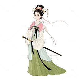 古风女子侠女素材