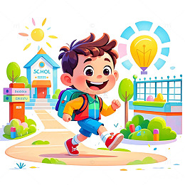 学生放学素材