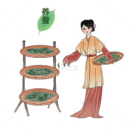 古法手工制作蚕丝被流程养蚕