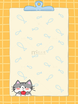 小红书背景可爱小猫