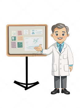 医疗讲解医学讲课的老教授