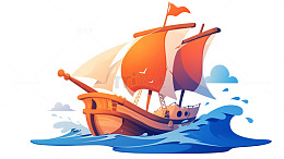 扬帆起航帆船