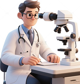 劳动节眼科医生工作人物元素