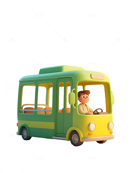 c4d观光小车