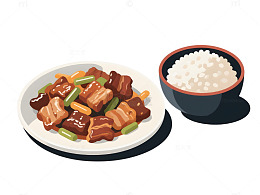 回锅肉米饭套餐中式快餐