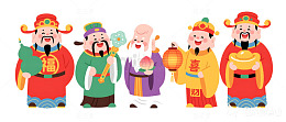 吉祥神仙卡通