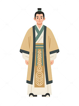 汉服男士卡通