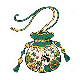 端午节香囊图标