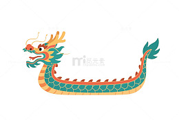 端午节龙舟卡通