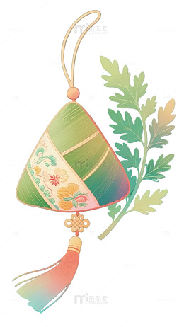 元素香囊艾叶端午节