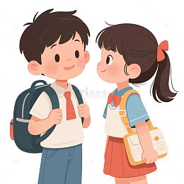 儿童学生卡通1
