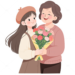 母亲节送花元素