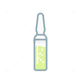 简约风格液体安瓿瓶图标设计