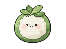 野菜团子卡通