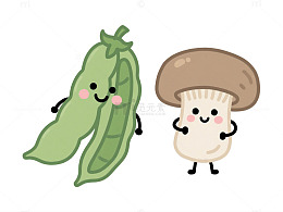 豆角芸豆杏鲍菇