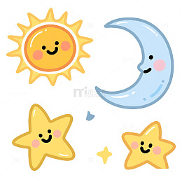 太阳星星月亮