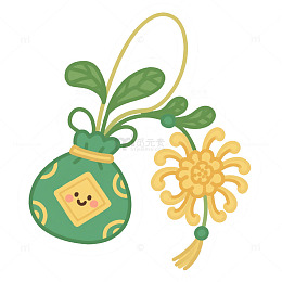 香囊绿萝菊花