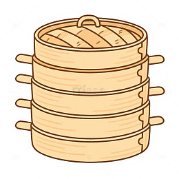 四层蒸笼元素
