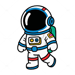 太空探索的宇航员