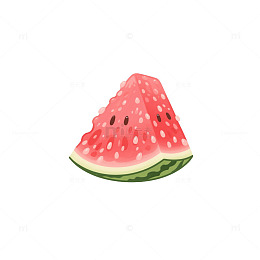 西瓜沙瓤颗粒感