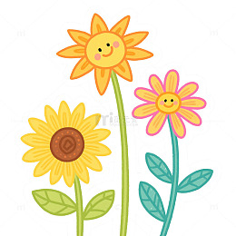 太阳花菊花元素