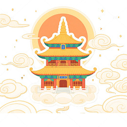 天宫卡通手绘1