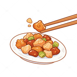 宫保鸡丁卡通
