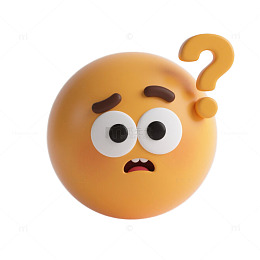 疑问疑惑问号小黄豆表情包3D