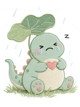 淡绿色小恐龙