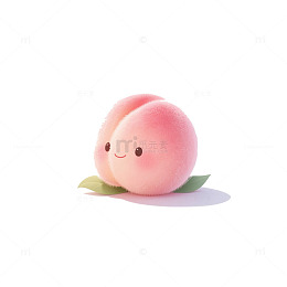 水蜜桃绒毛粉红1