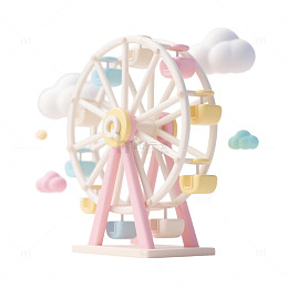 立体可爱摩天轮