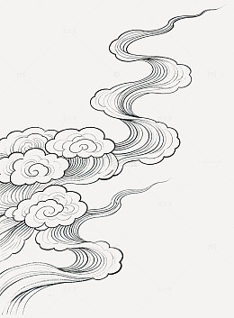 祥云中国云纹元素