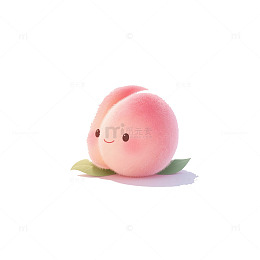 水蜜桃绒毛粉红自然光