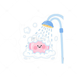 浴球泡沫淋浴
