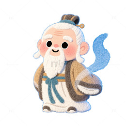 神仙传统卡通插画神话