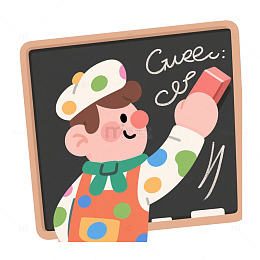 橡皮擦黑板报艺术家