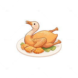 乳鸽油亮酥脆
