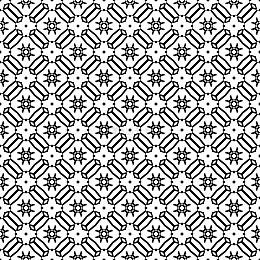 大牌风几何无缝花型4