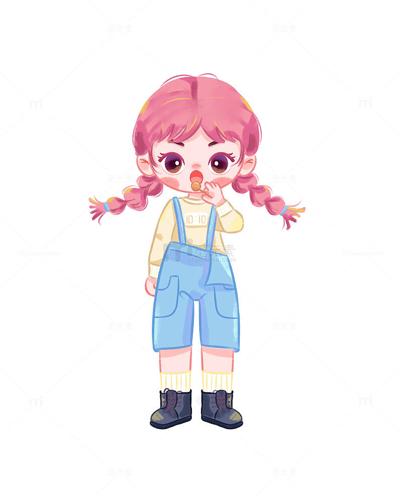 卡通女孩 Q版女孩