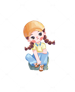 手绘人物 卡通人物