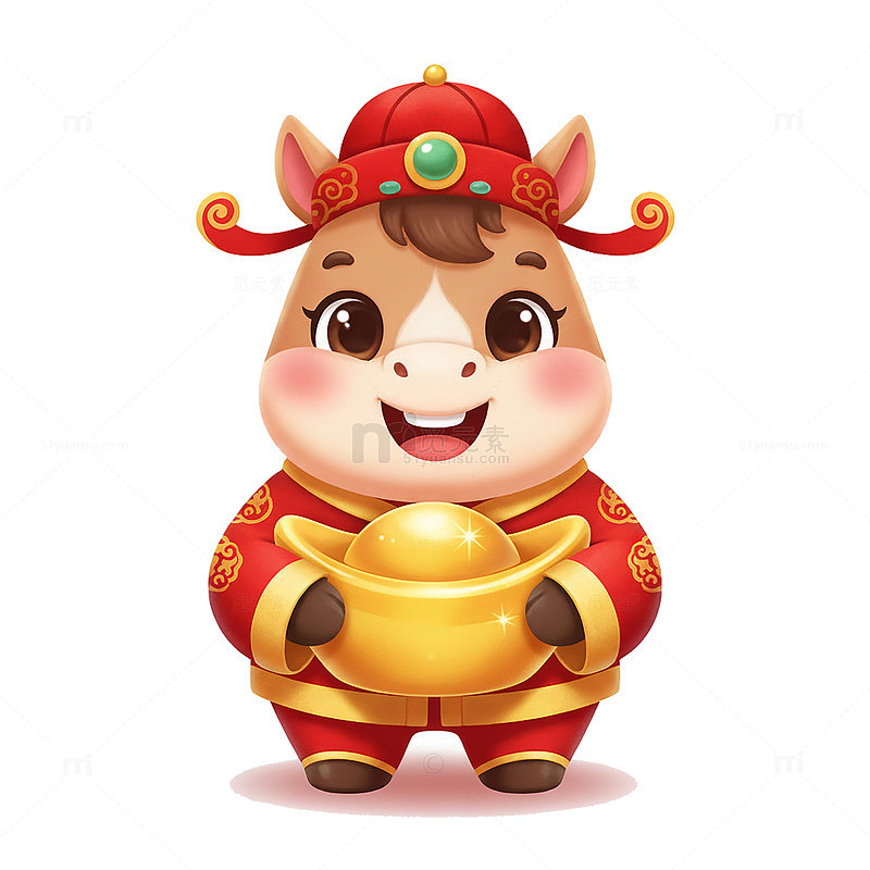 马年吉祥物插画4