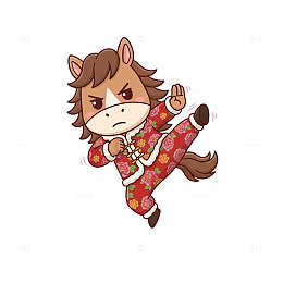 马年卡通吉祥物7