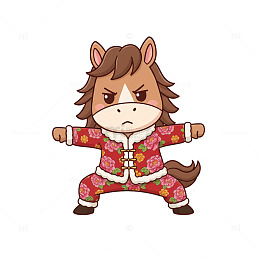 马年卡通吉祥物6