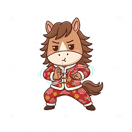 马年卡通吉祥物5