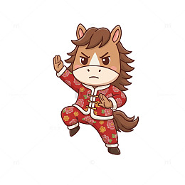 马年卡通吉祥物4