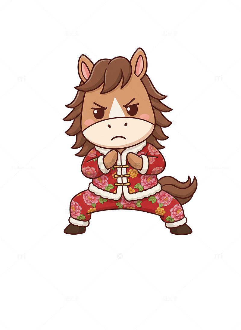 马年卡通吉祥物2