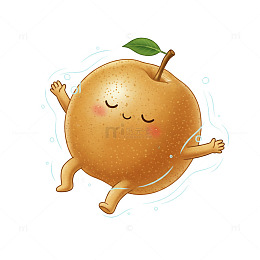 插画梨子卡通23