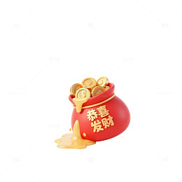 新年财富象征摆件
